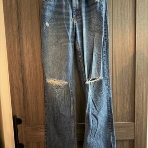 Zara Dark Blue Denim Jeans